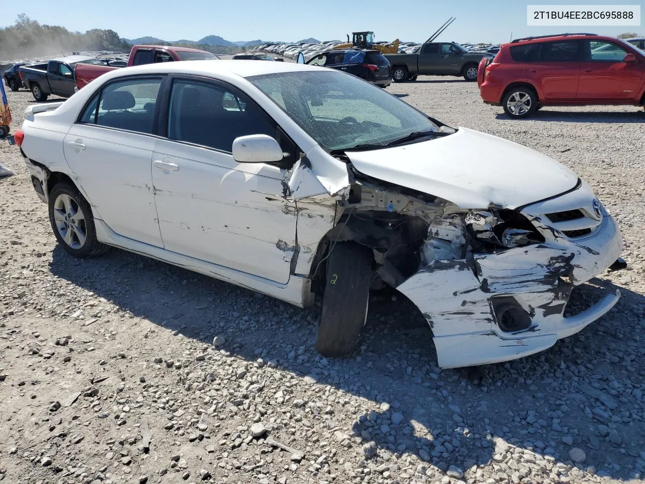 2011 Toyota Corolla Base VIN: 2T1BU4EE2BC695888 Lot: 76565544