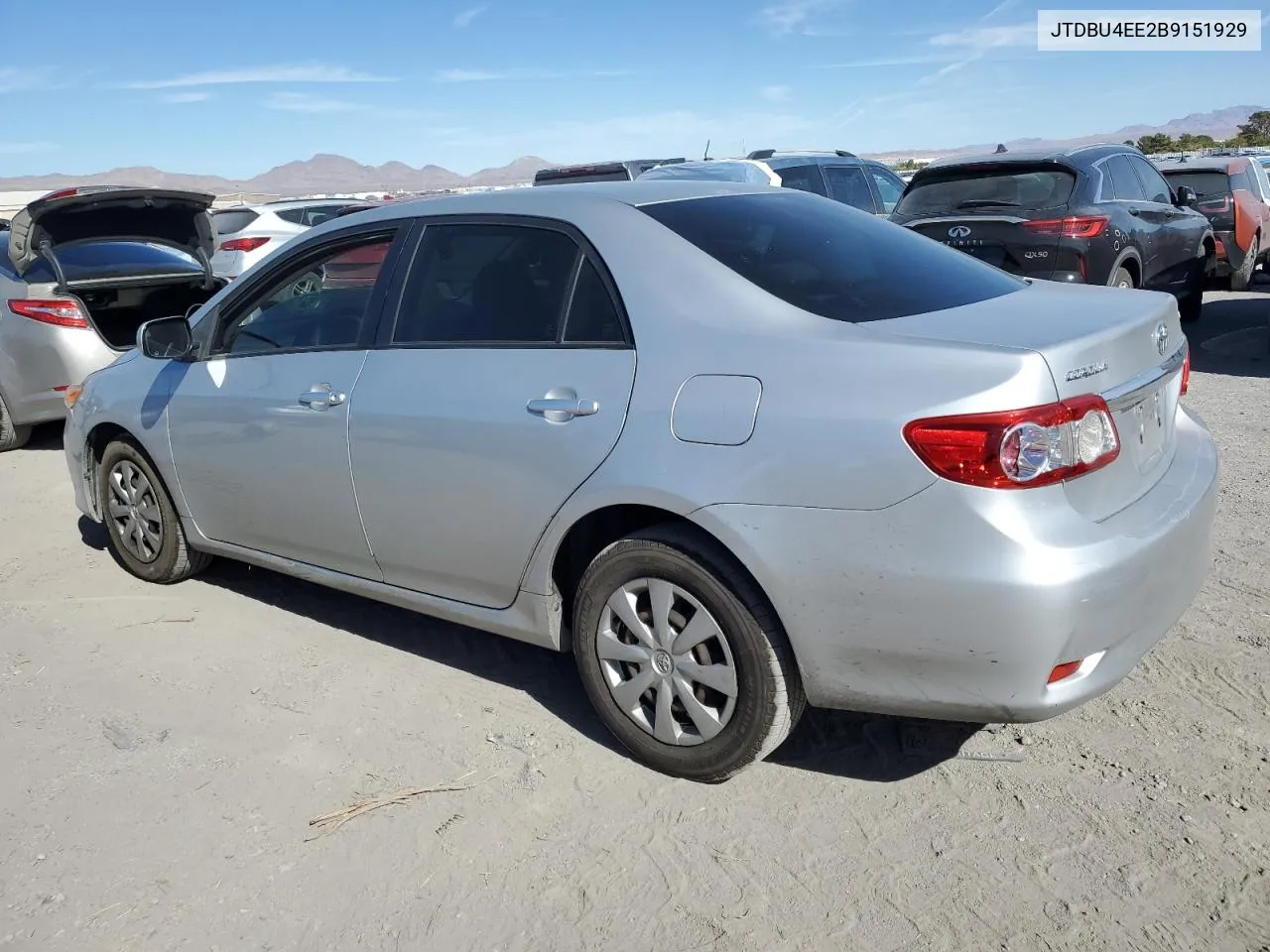 2011 Toyota Corolla Base VIN: JTDBU4EE2B9151929 Lot: 76629954