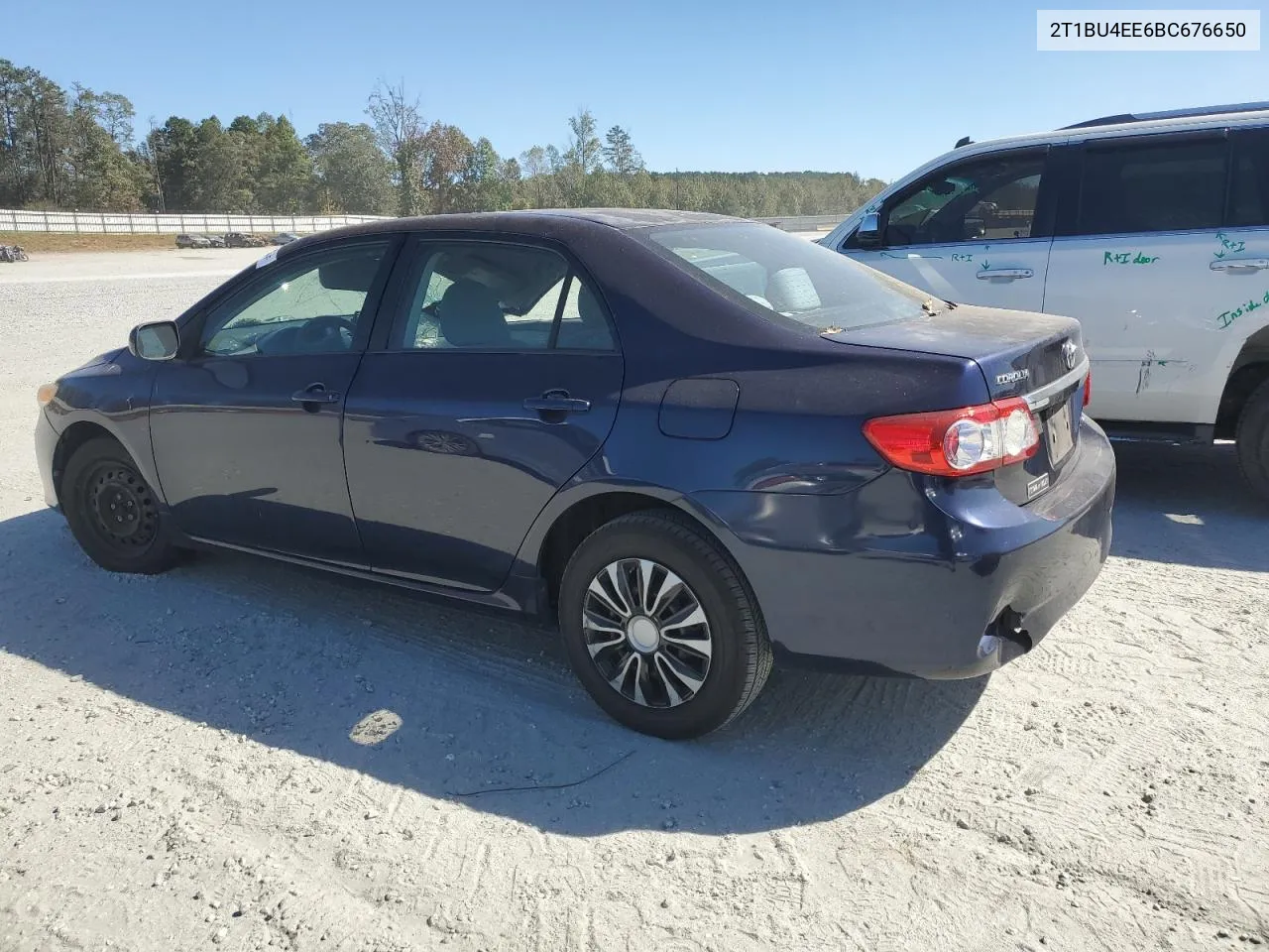 2011 Toyota Corolla Base VIN: 2T1BU4EE6BC676650 Lot: 76635624