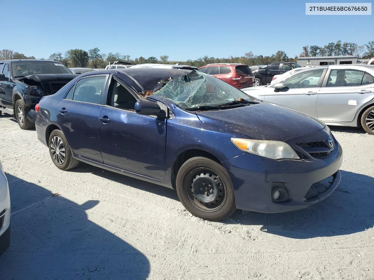 2011 Toyota Corolla Base VIN: 2T1BU4EE6BC676650 Lot: 76635624