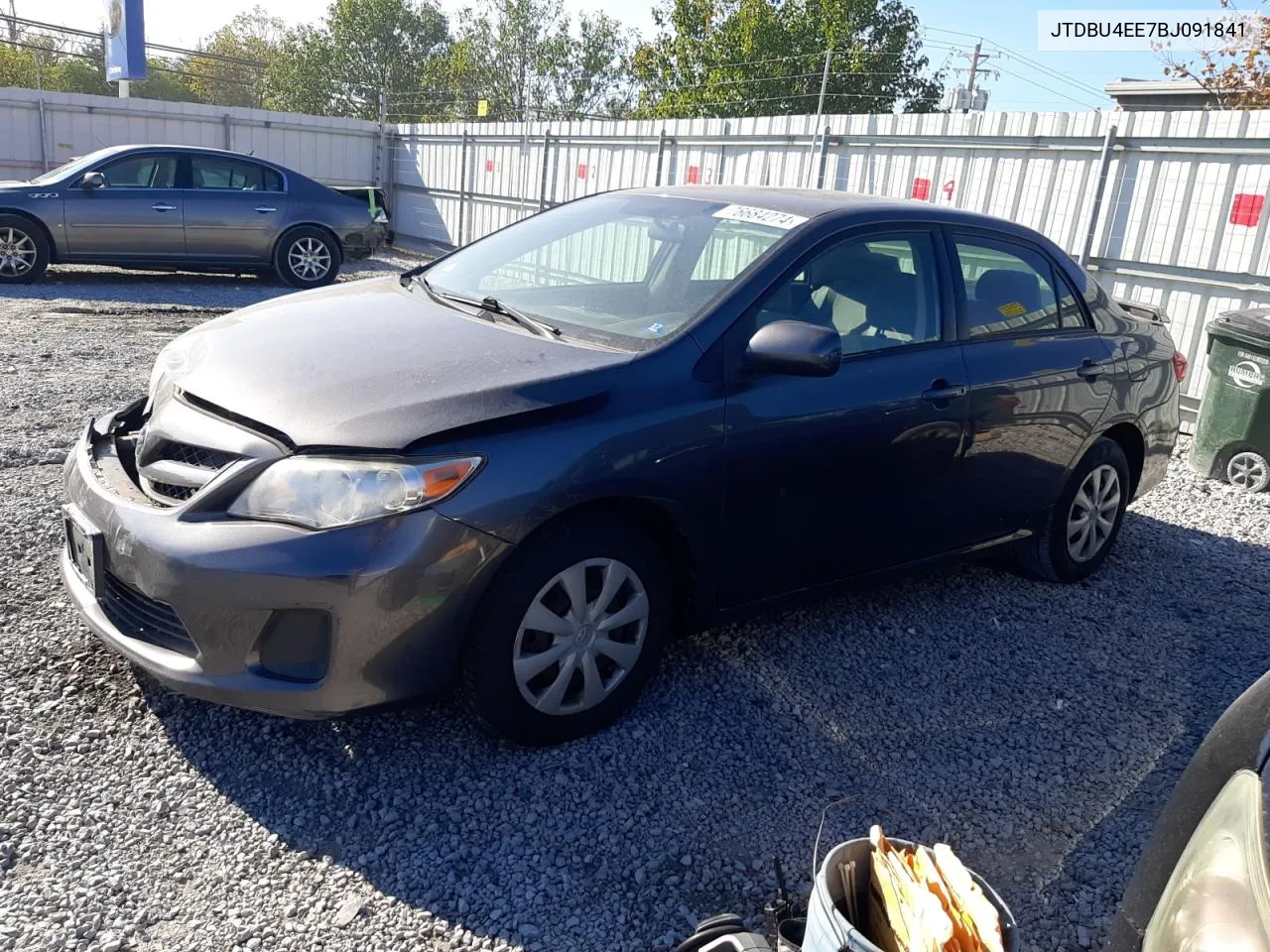 2011 Toyota Corolla Base VIN: JTDBU4EE7BJ091841 Lot: 76684274