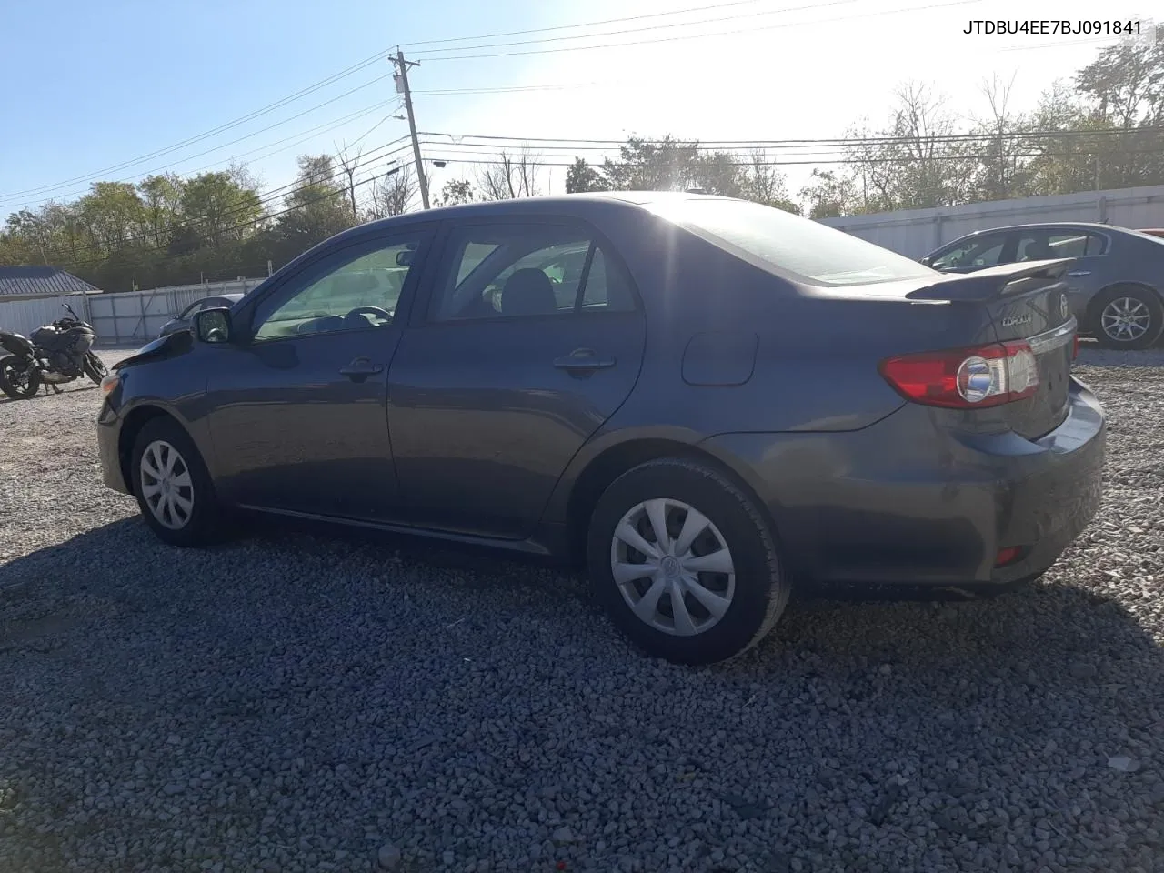 2011 Toyota Corolla Base VIN: JTDBU4EE7BJ091841 Lot: 76684274