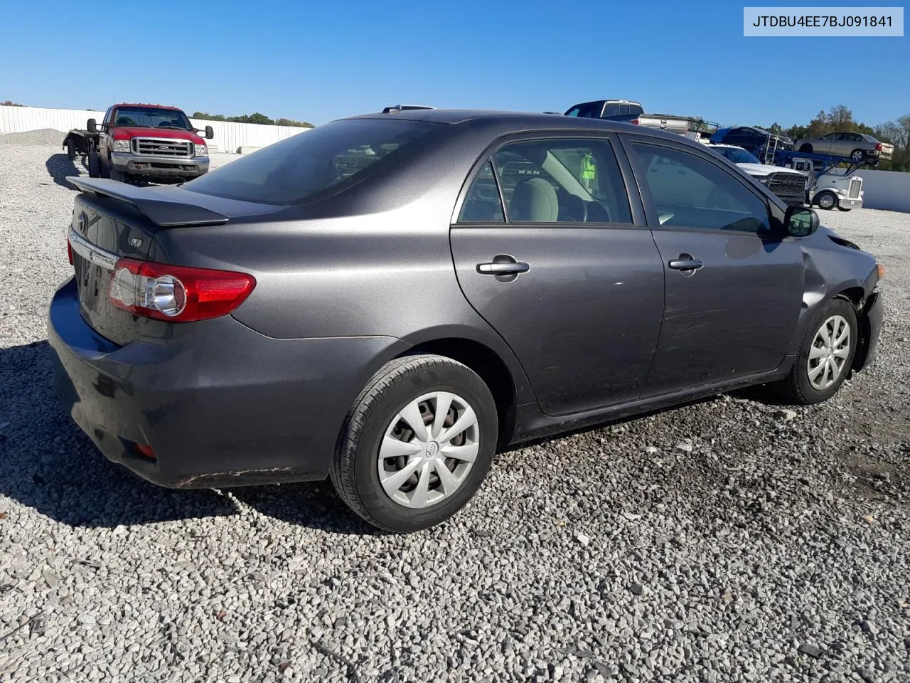 2011 Toyota Corolla Base VIN: JTDBU4EE7BJ091841 Lot: 76684274