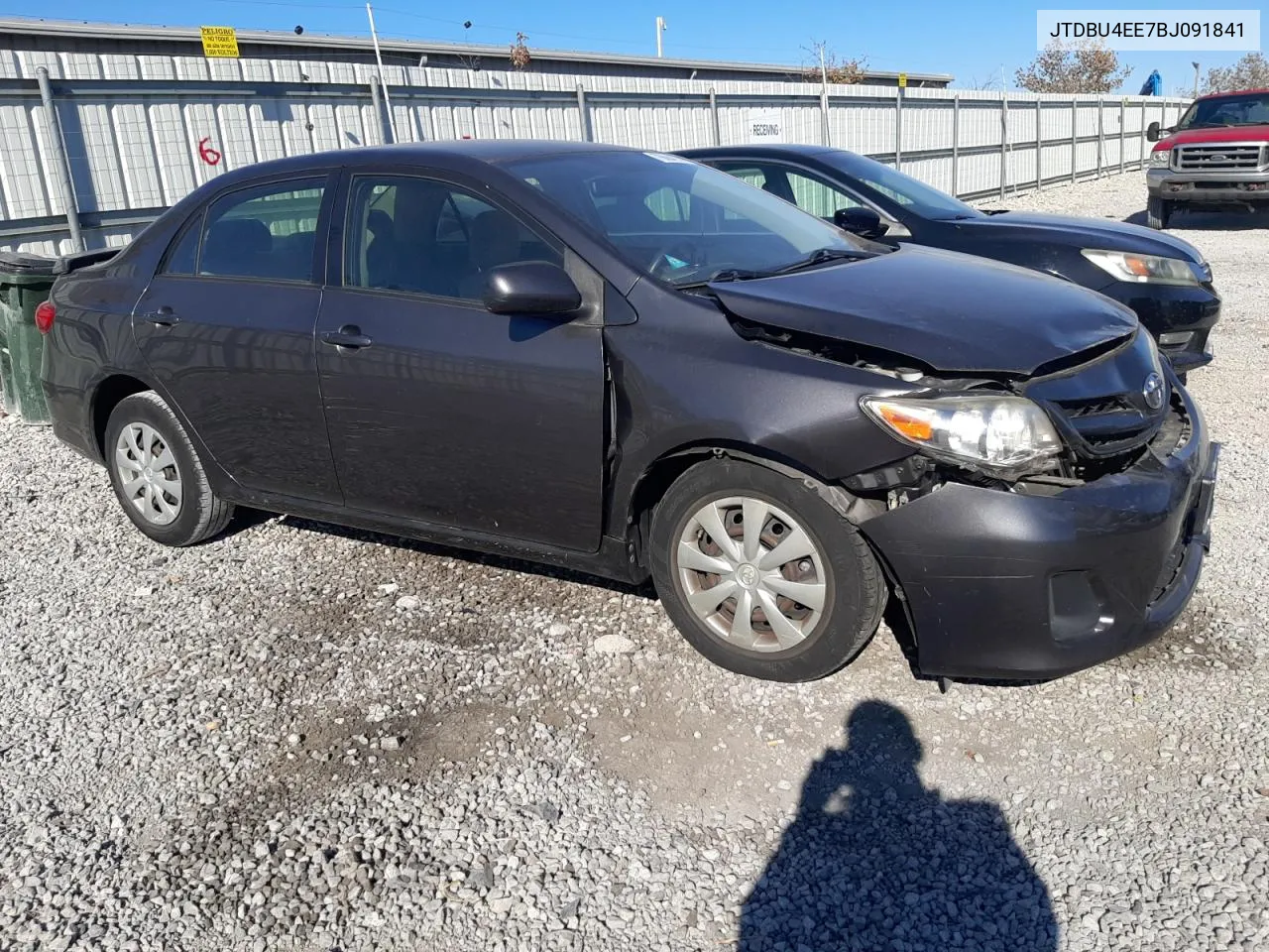 2011 Toyota Corolla Base VIN: JTDBU4EE7BJ091841 Lot: 76684274