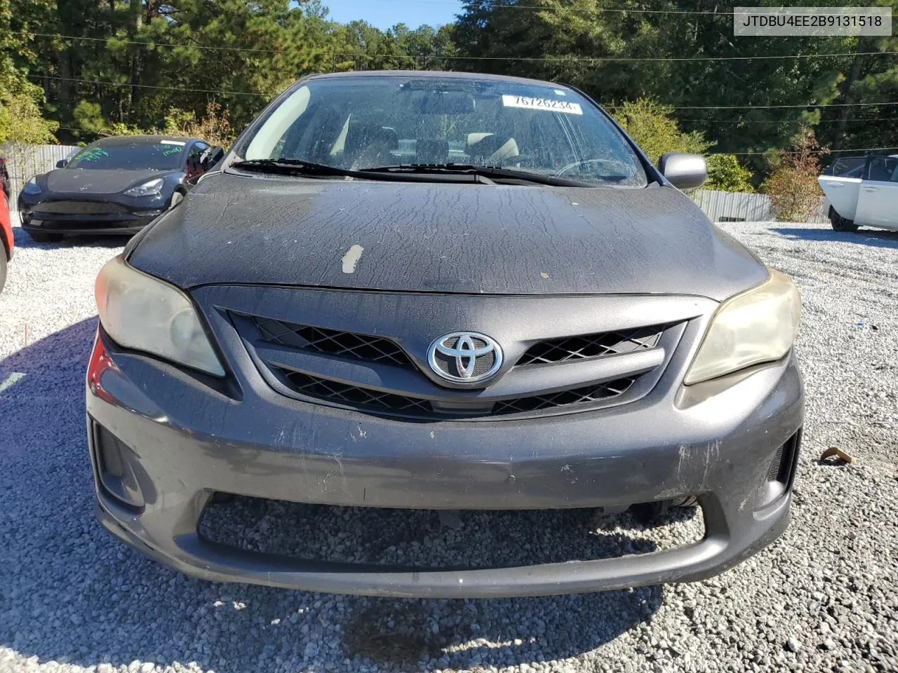 2011 Toyota Corolla Base VIN: JTDBU4EE2B9131518 Lot: 76726234