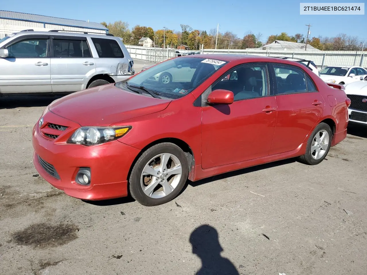 2011 Toyota Corolla Base VIN: 2T1BU4EE1BC621474 Lot: 76756454