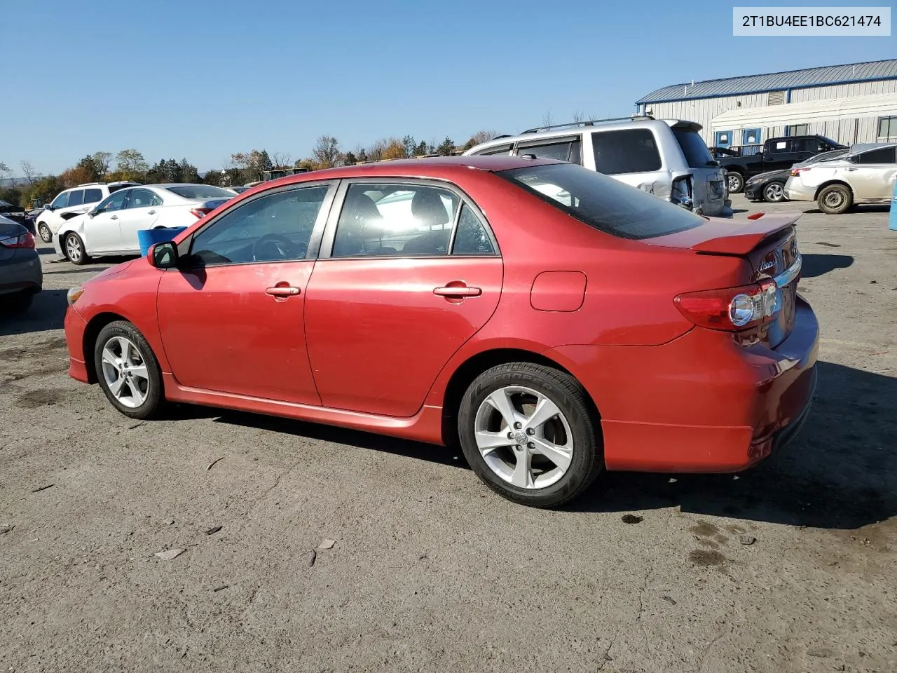 2011 Toyota Corolla Base VIN: 2T1BU4EE1BC621474 Lot: 76756454