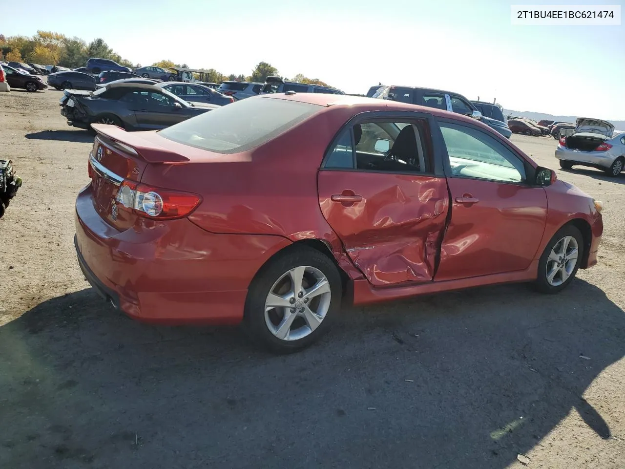 2011 Toyota Corolla Base VIN: 2T1BU4EE1BC621474 Lot: 76756454