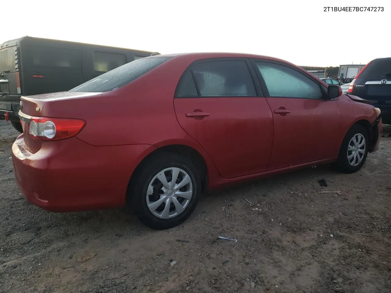 2011 Toyota Corolla Base VIN: 2T1BU4EE7BC747273 Lot: 76787294