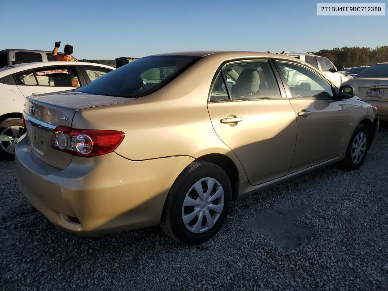 2011 Toyota Corolla Base VIN: 2T1BU4EE9BC712380 Lot: 76834914