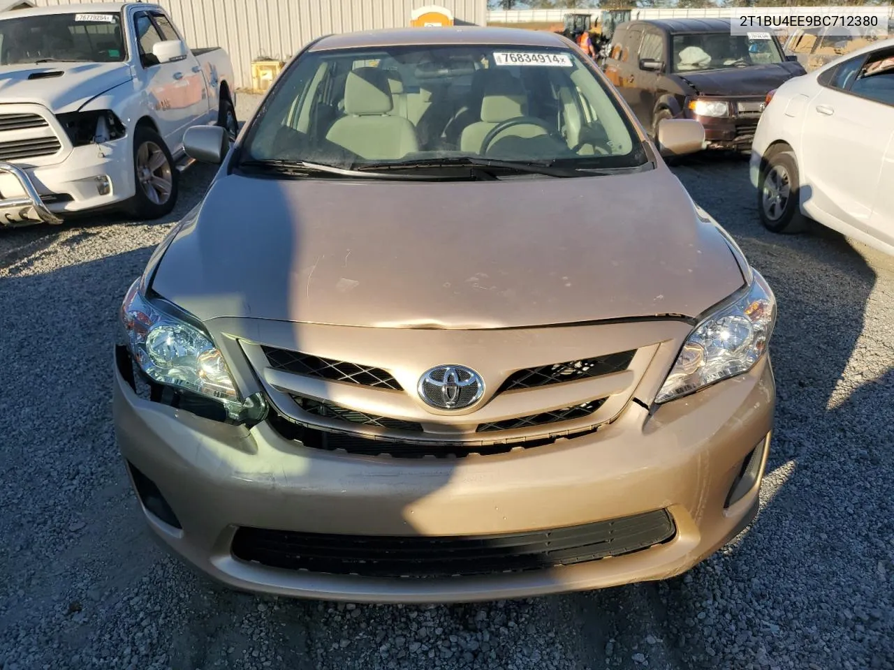 2011 Toyota Corolla Base VIN: 2T1BU4EE9BC712380 Lot: 76834914