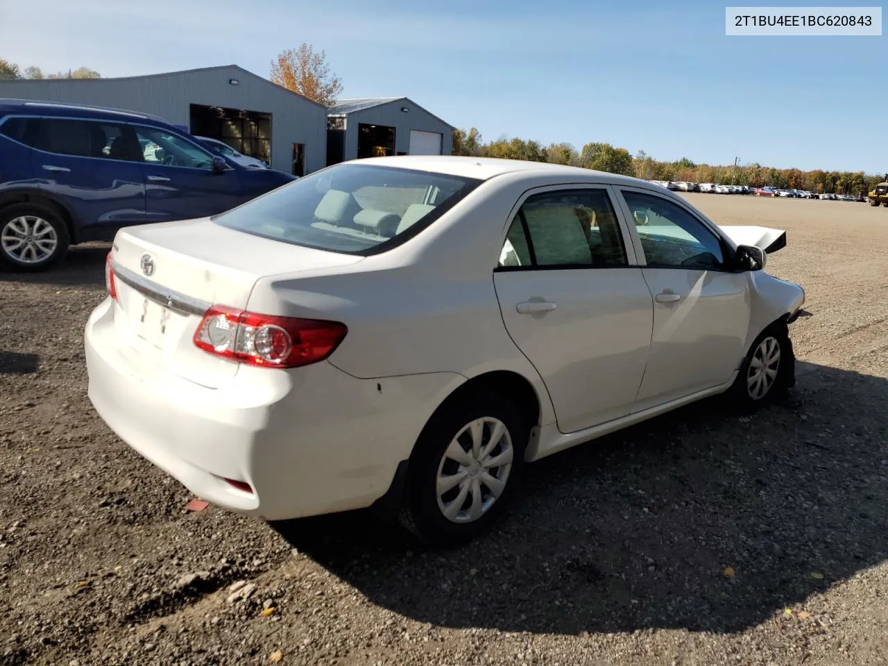 2011 Toyota Corolla Base VIN: 2T1BU4EE1BC620843 Lot: 76837834