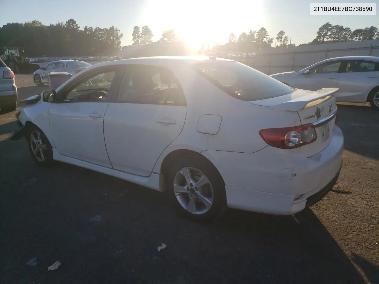 2011 Toyota Corolla Base VIN: 2T1BU4EE7BC738590 Lot: 76913574