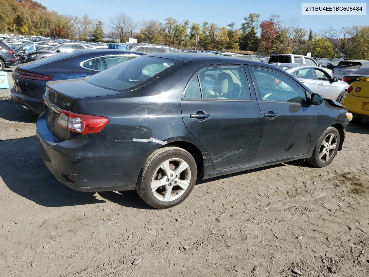 2011 Toyota Corolla Base VIN: 2T1BU4EE1BC605484 Lot: 77178244