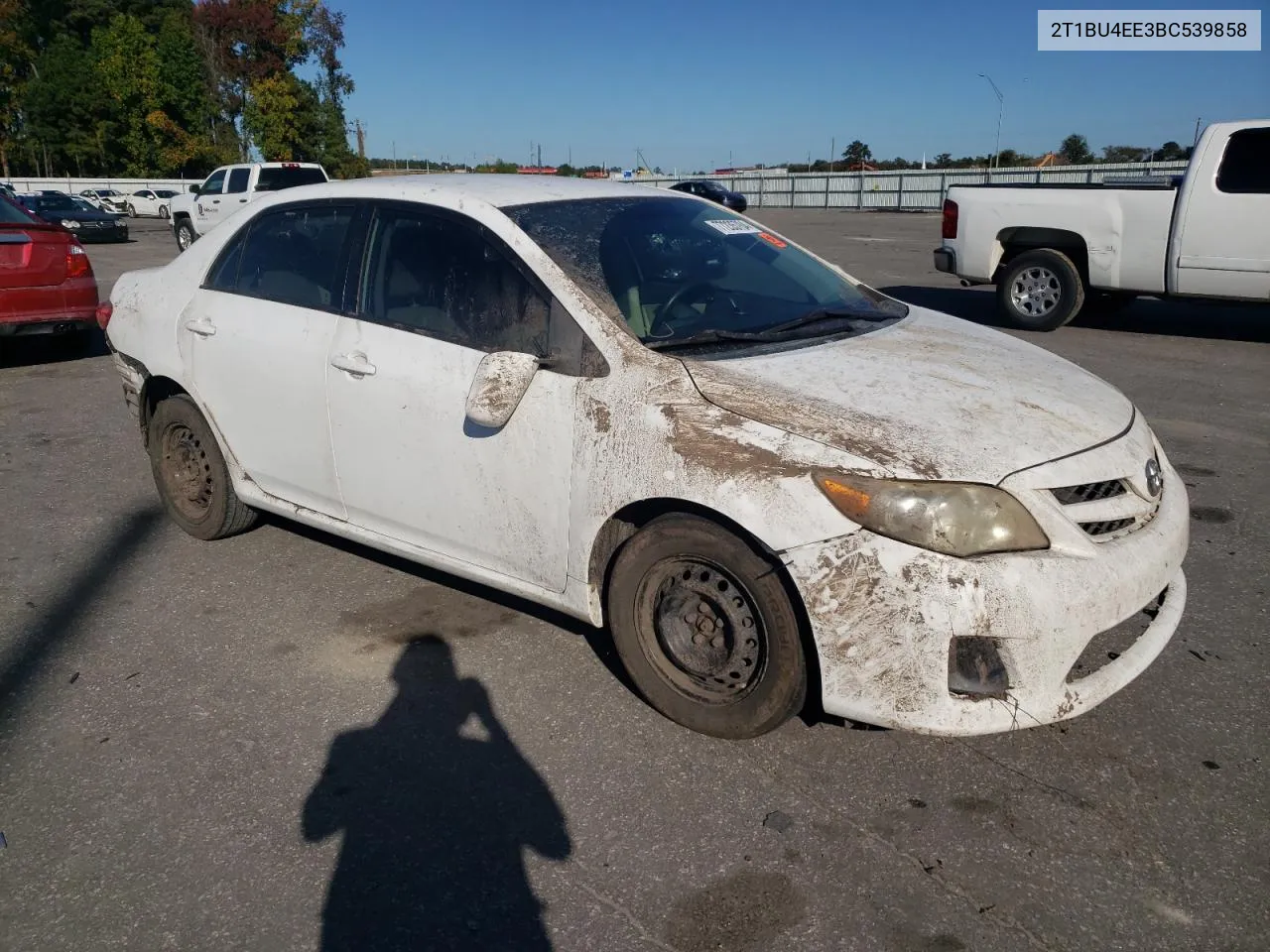 2011 Toyota Corolla Base VIN: 2T1BU4EE3BC539858 Lot: 77235784