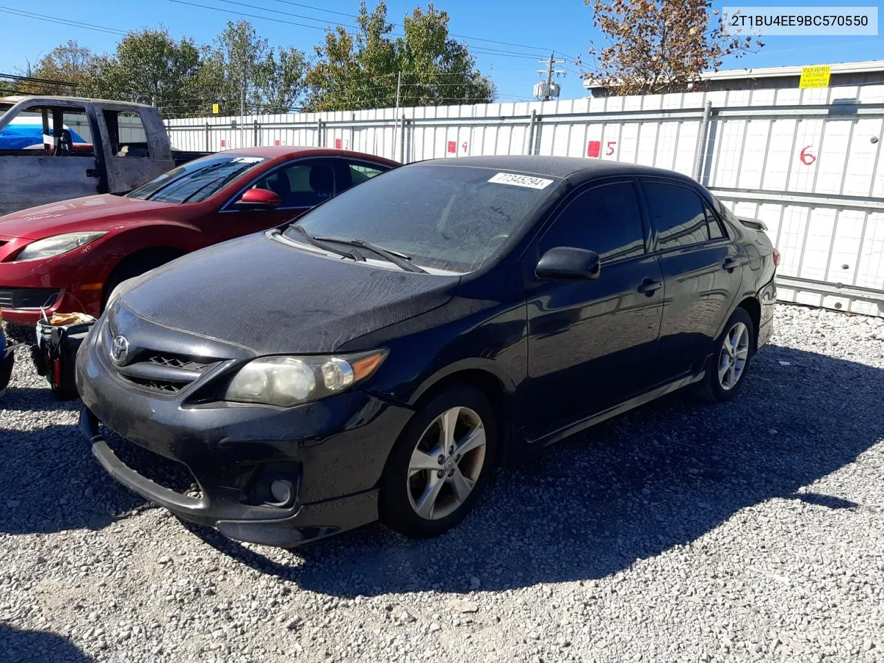 2011 Toyota Corolla Base VIN: 2T1BU4EE9BC570550 Lot: 77345294