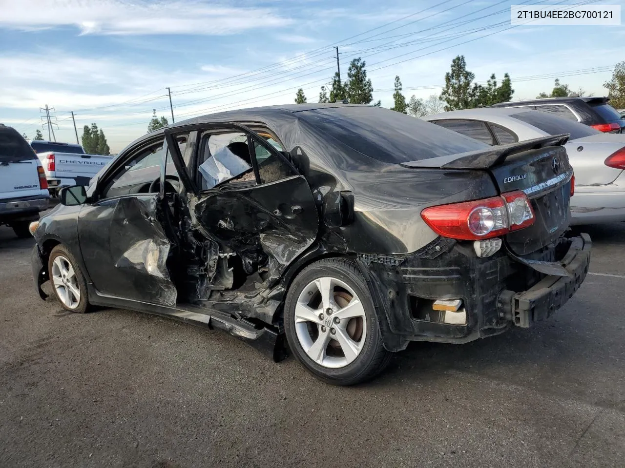 2011 Toyota Corolla Base VIN: 2T1BU4EE2BC700121 Lot: 77574794