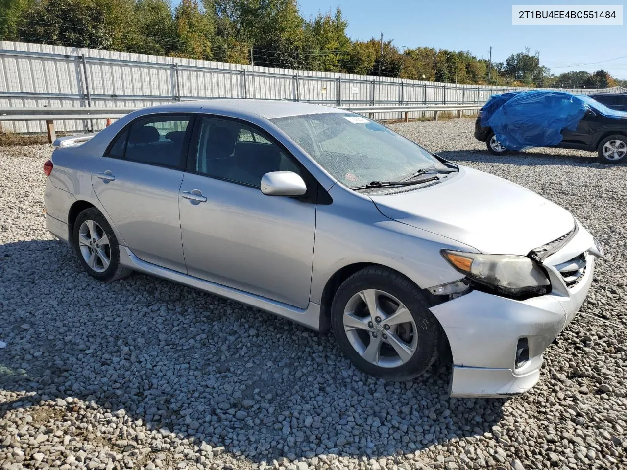 2011 Toyota Corolla Base VIN: 2T1BU4EE4BC551484 Lot: 77642854