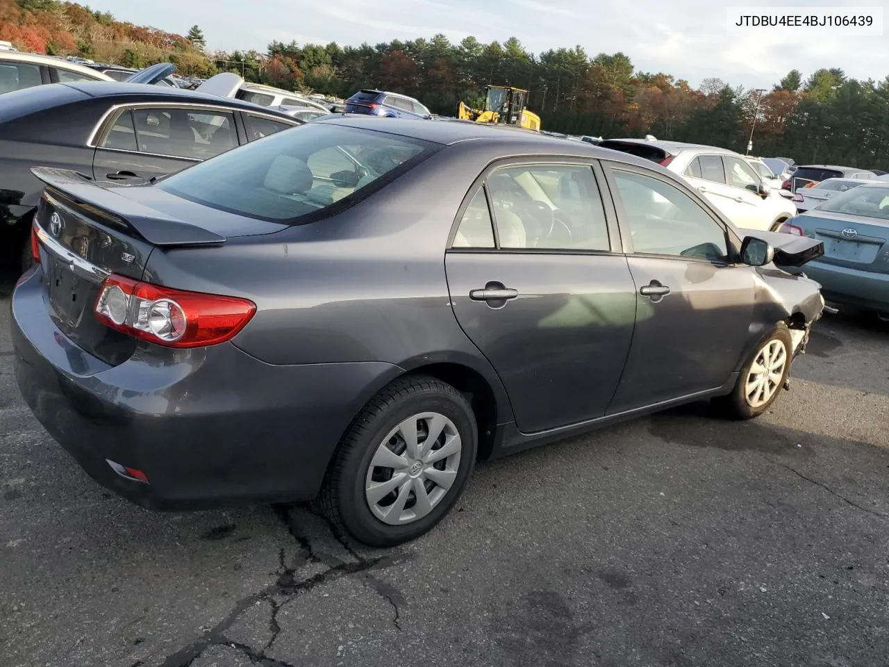 2011 Toyota Corolla Base VIN: JTDBU4EE4BJ106439 Lot: 77708464