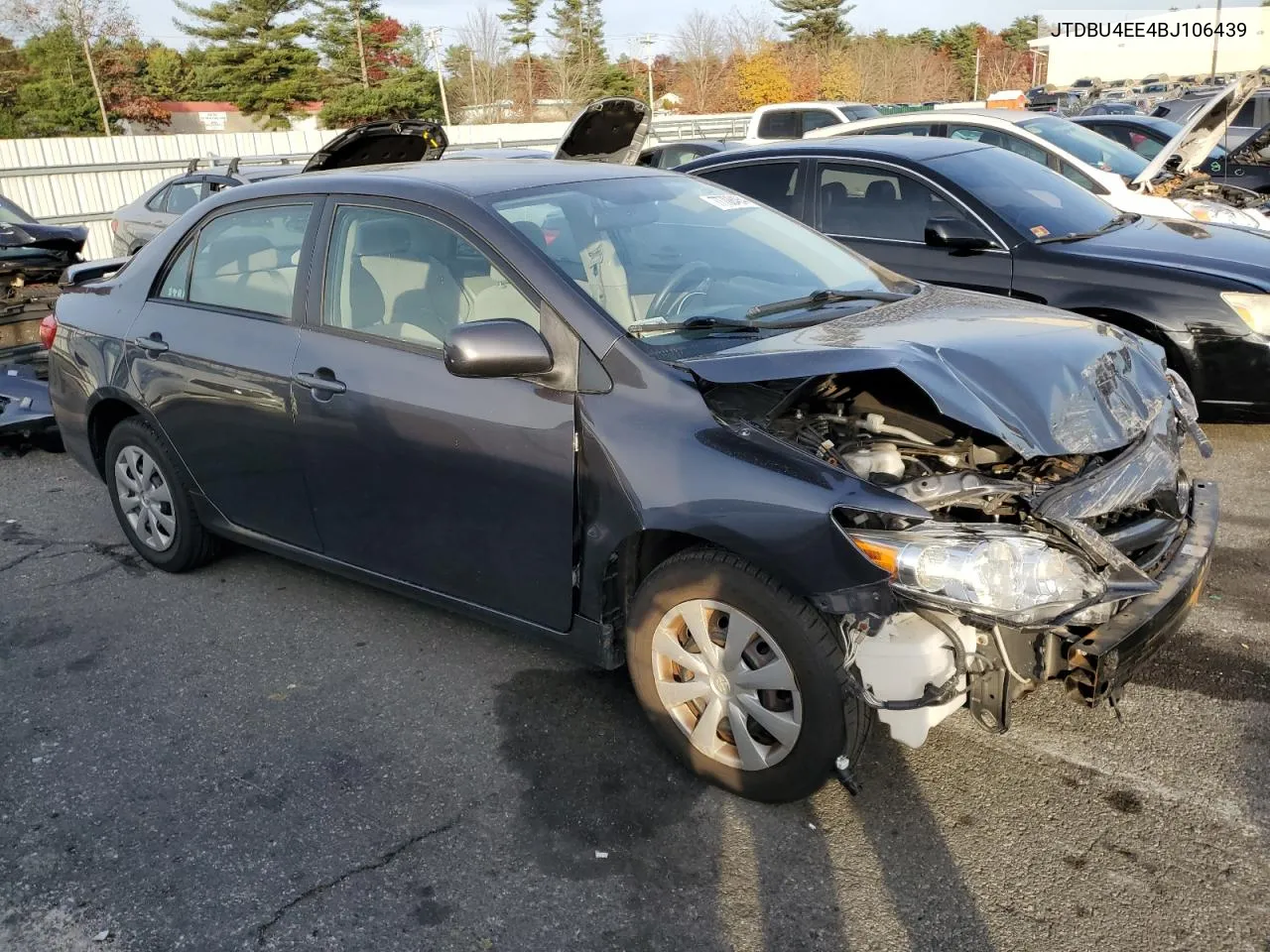 2011 Toyota Corolla Base VIN: JTDBU4EE4BJ106439 Lot: 77708464