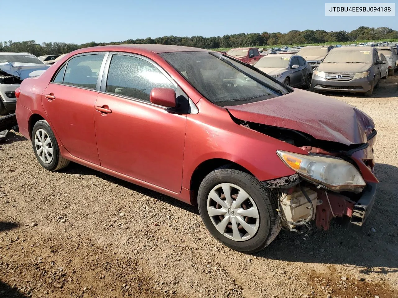 2011 Toyota Corolla Base VIN: JTDBU4EE9BJ094188 Lot: 77797824