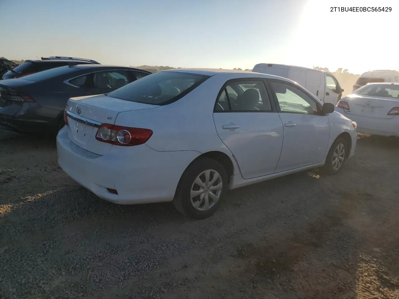 2011 Toyota Corolla Base VIN: 2T1BU4EE0BC565429 Lot: 78162484