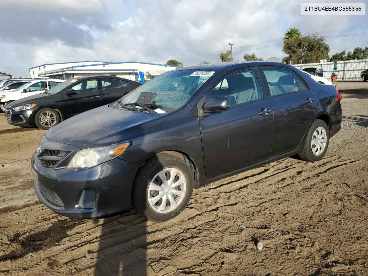 2011 Toyota Corolla Base VIN: 2T1BU4EE4BC555356 Lot: 78224684