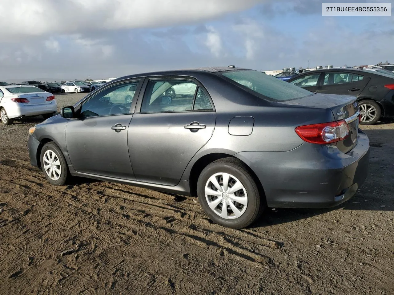 2011 Toyota Corolla Base VIN: 2T1BU4EE4BC555356 Lot: 78224684