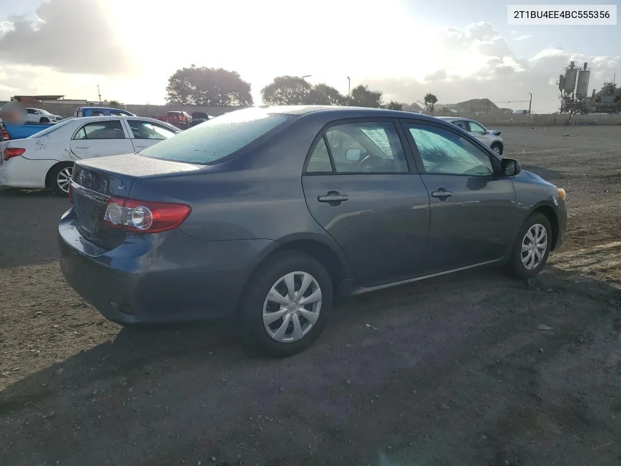 2011 Toyota Corolla Base VIN: 2T1BU4EE4BC555356 Lot: 78224684