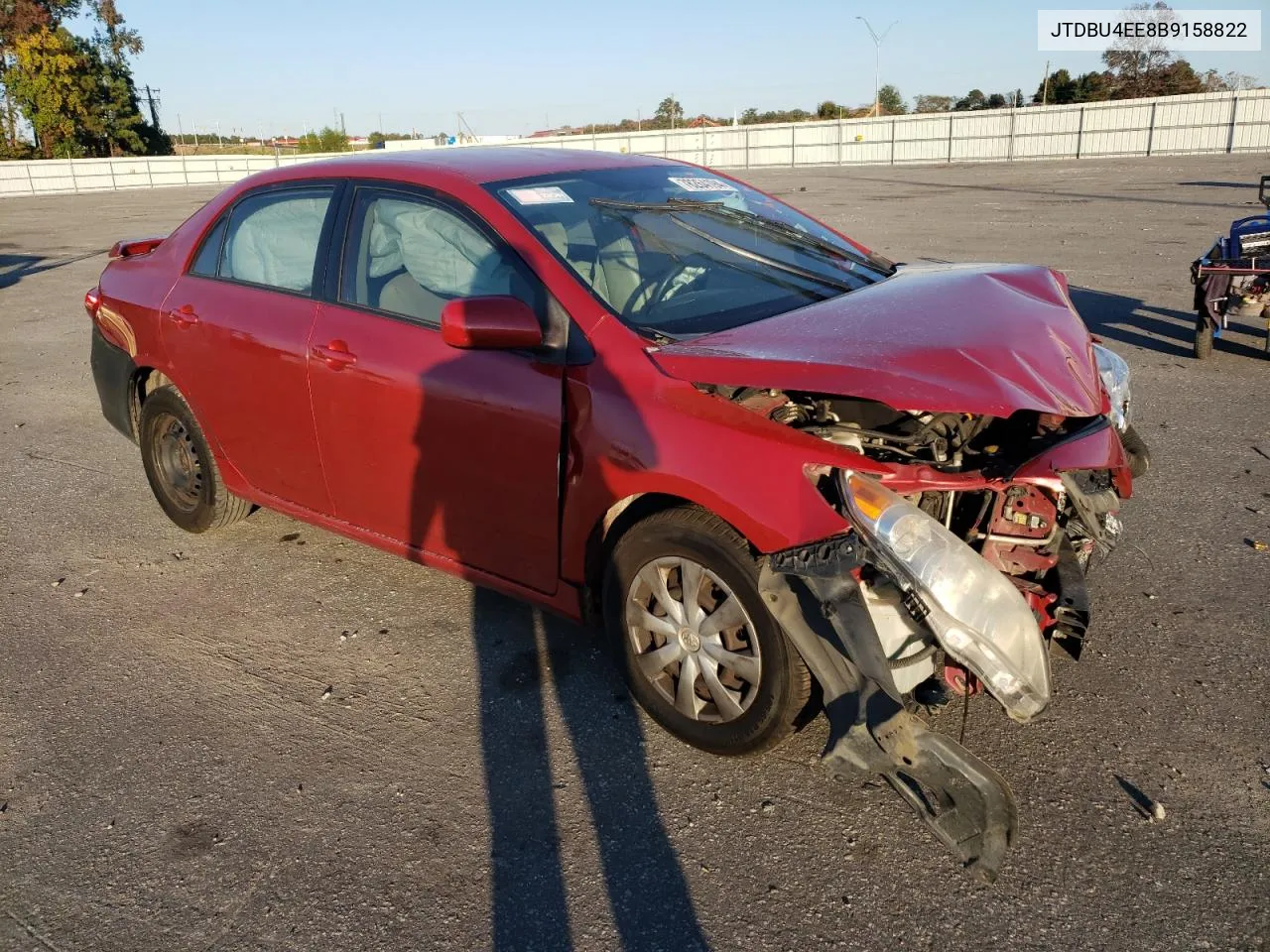 2011 Toyota Corolla Base VIN: JTDBU4EE8B9158822 Lot: 78264194