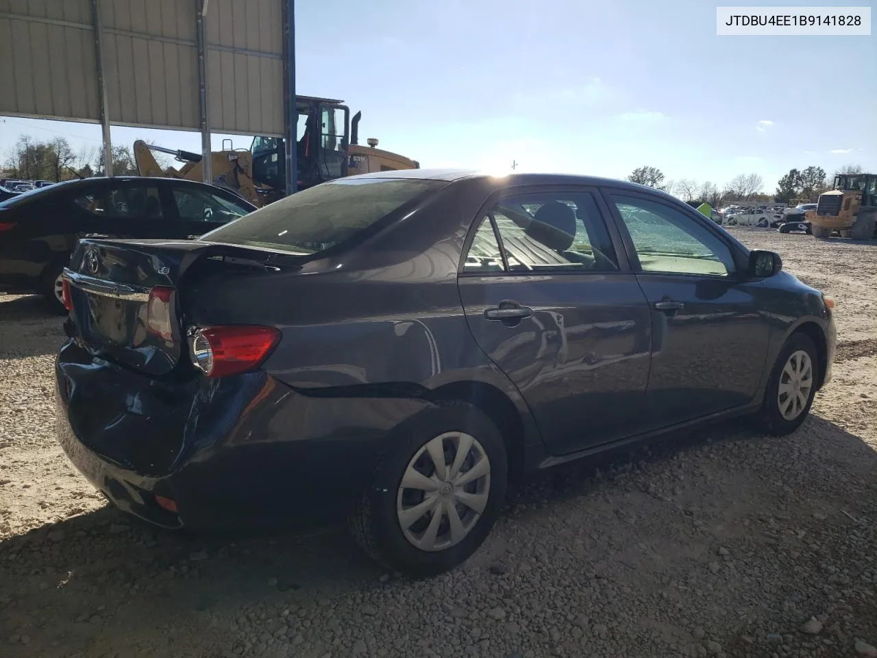 2011 Toyota Corolla Base VIN: JTDBU4EE1B9141828 Lot: 78388424