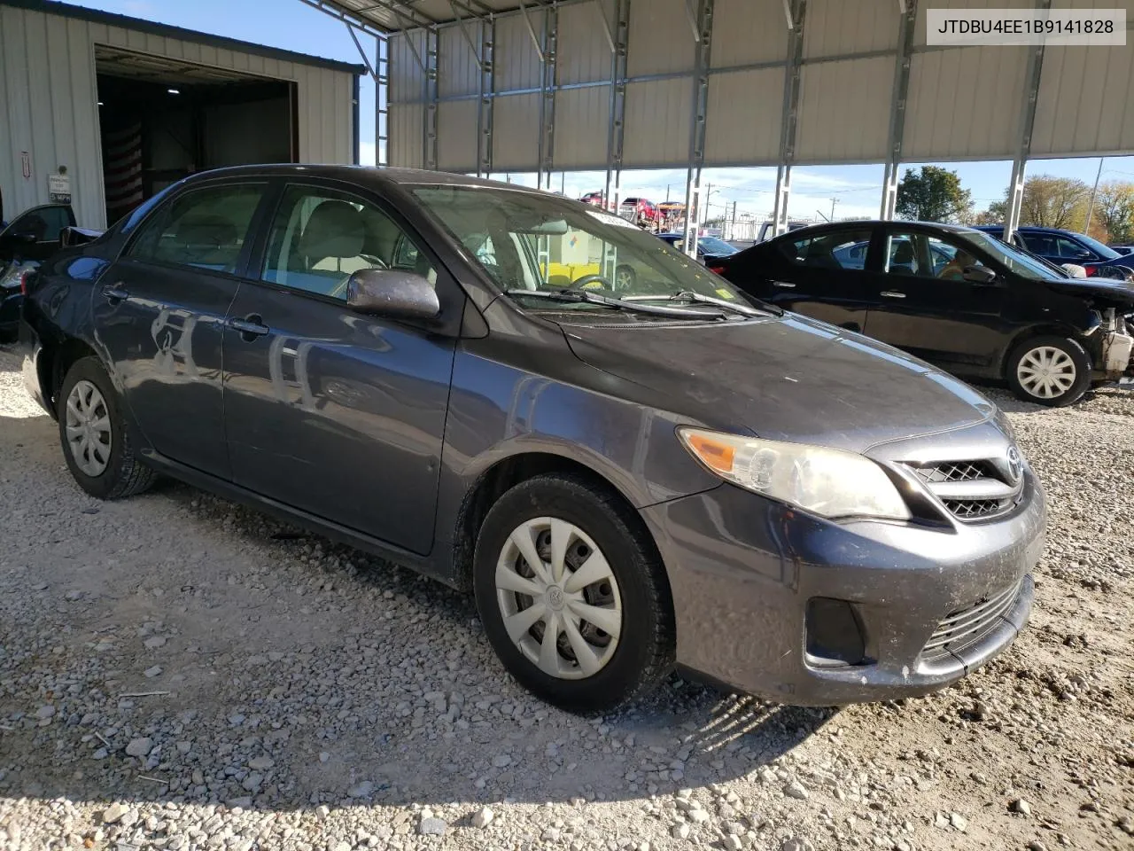 2011 Toyota Corolla Base VIN: JTDBU4EE1B9141828 Lot: 78388424