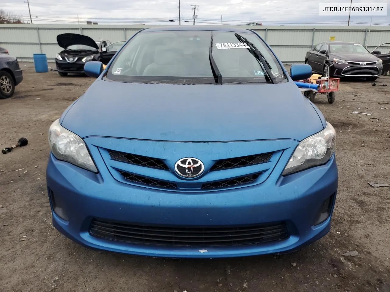 2011 Toyota Corolla Base VIN: JTDBU4EE6B9131487 Lot: 78413344