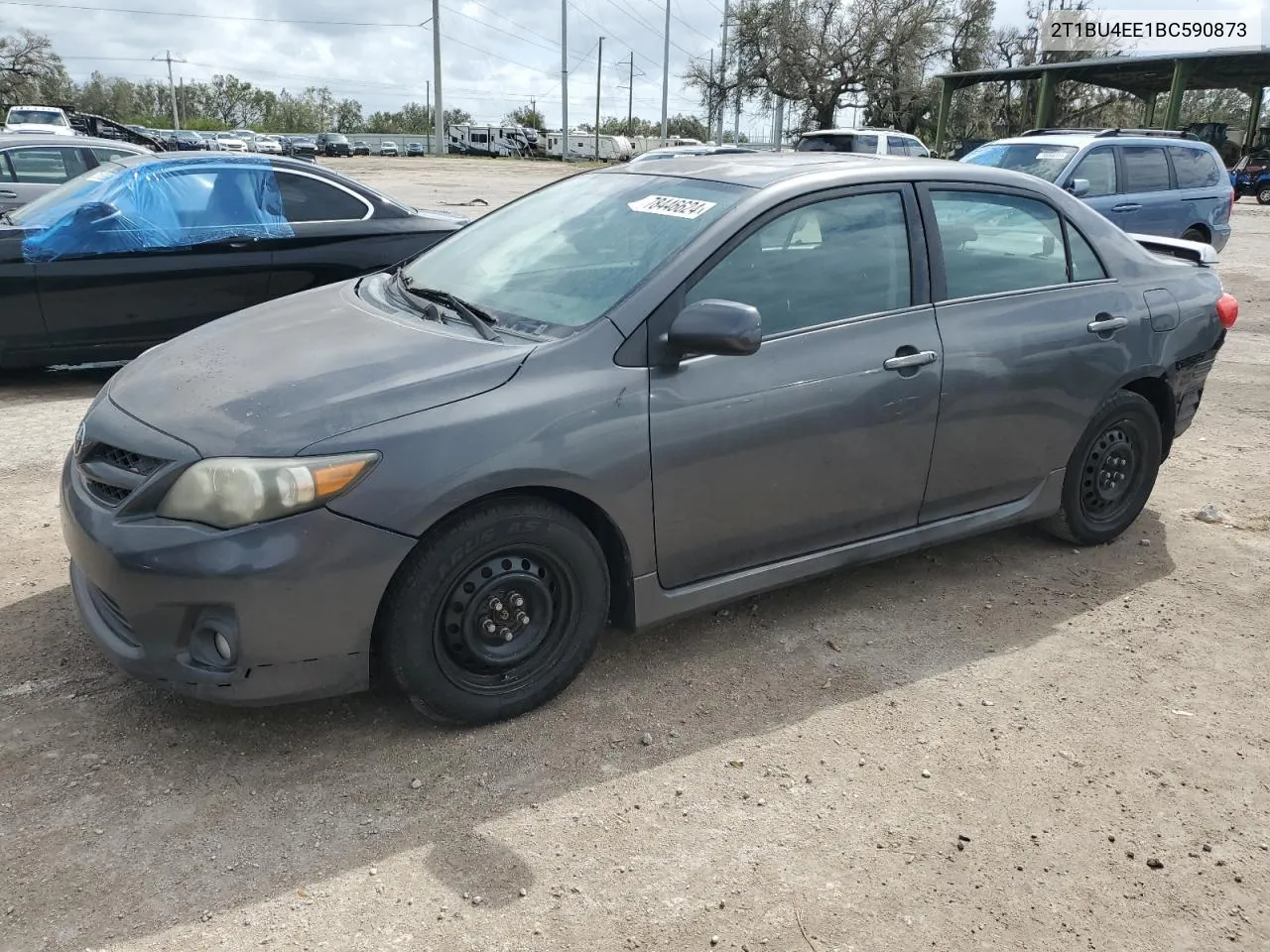 2011 Toyota Corolla Base VIN: 2T1BU4EE1BC590873 Lot: 78446624