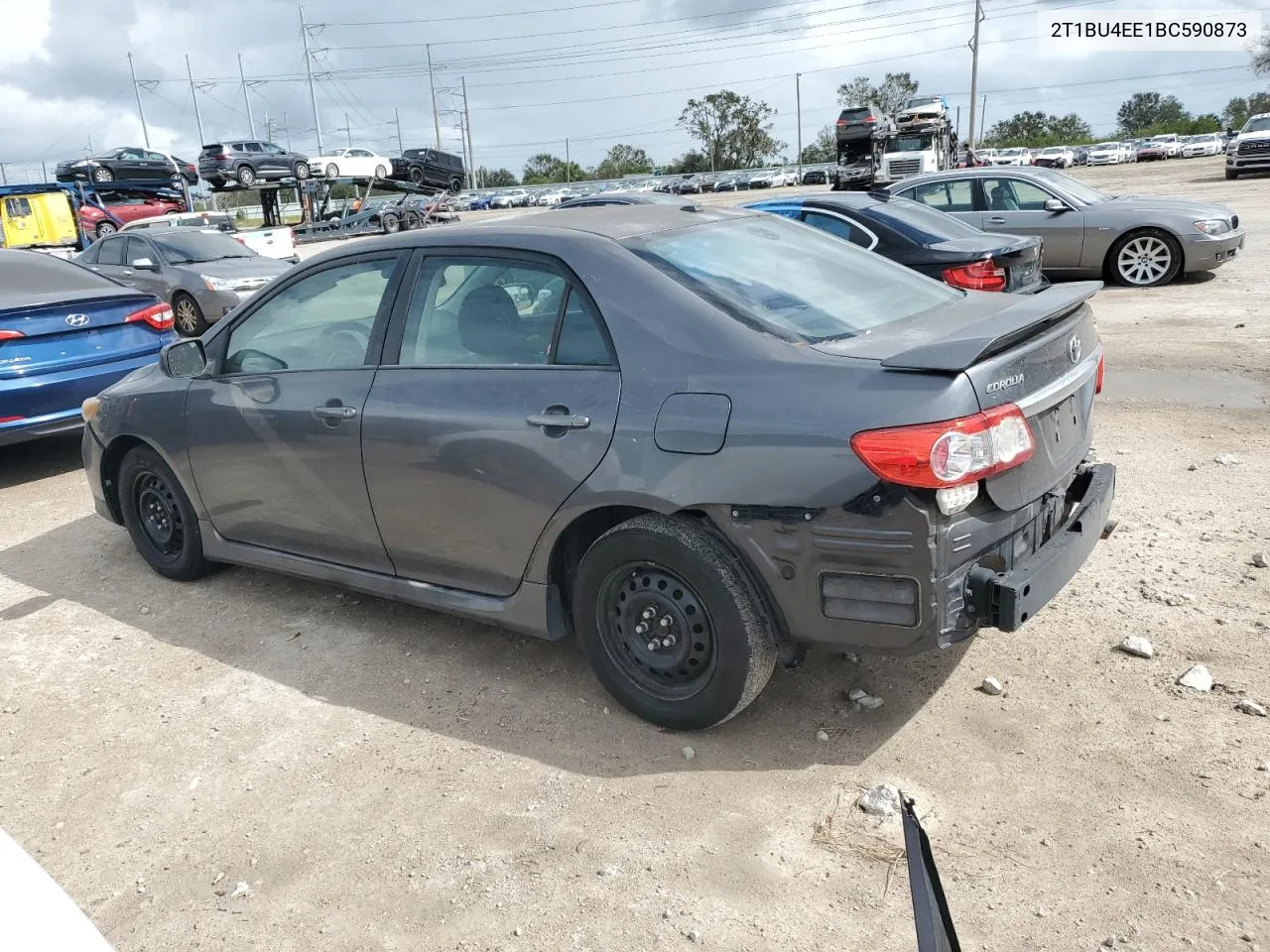 2011 Toyota Corolla Base VIN: 2T1BU4EE1BC590873 Lot: 78446624