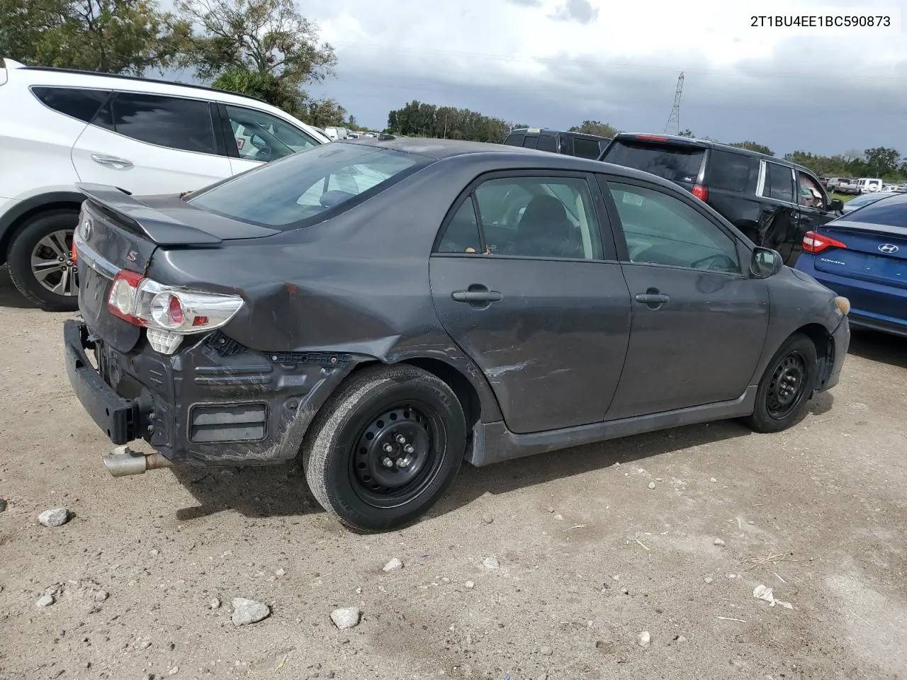 2011 Toyota Corolla Base VIN: 2T1BU4EE1BC590873 Lot: 78446624