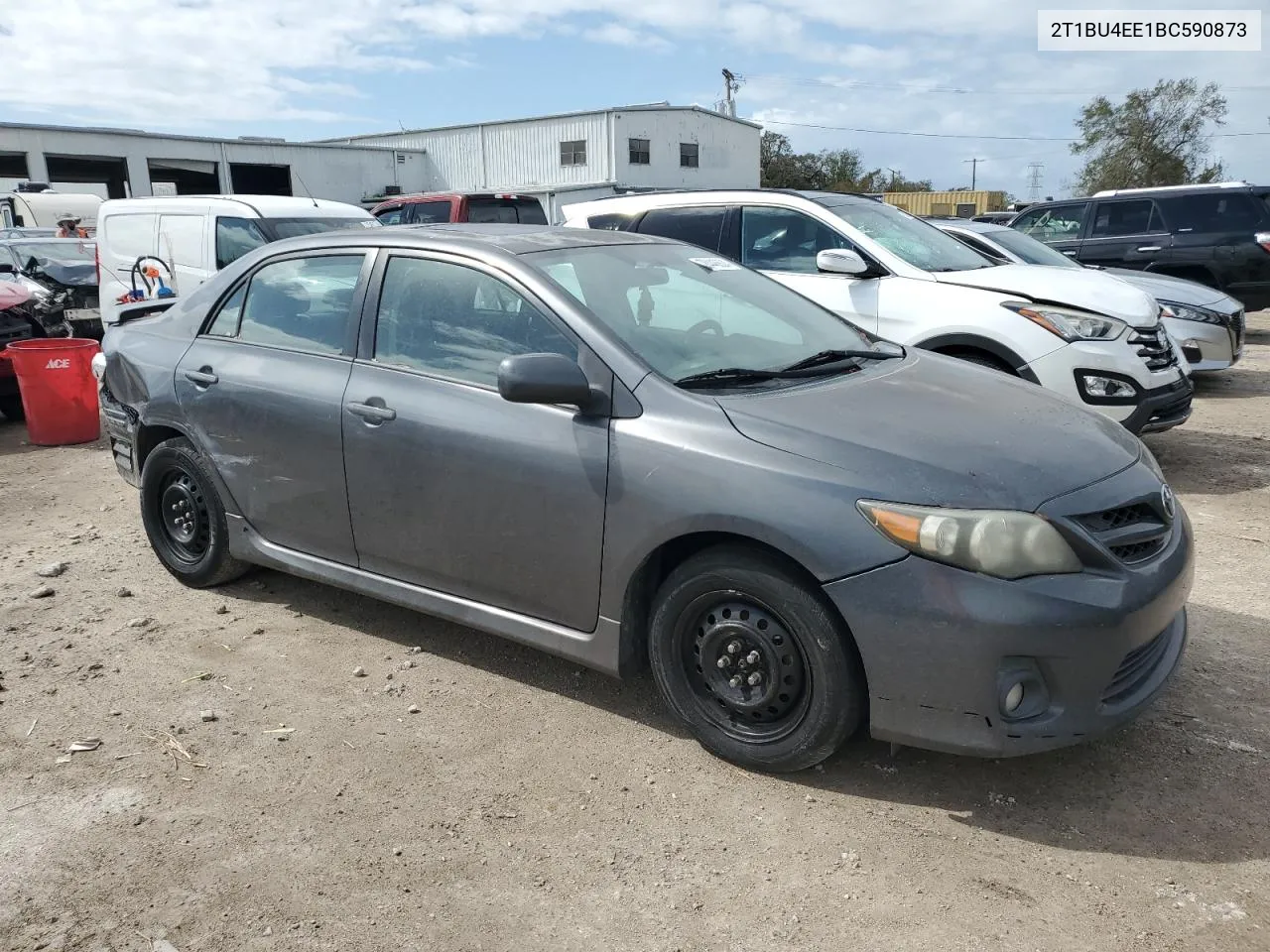 2011 Toyota Corolla Base VIN: 2T1BU4EE1BC590873 Lot: 78446624