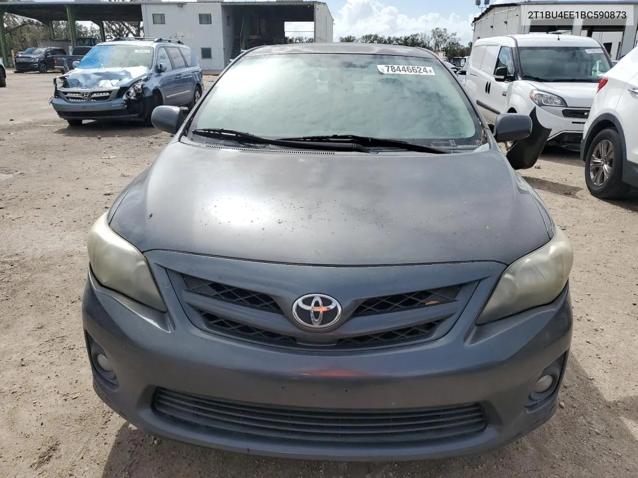 2011 Toyota Corolla Base VIN: 2T1BU4EE1BC590873 Lot: 78446624