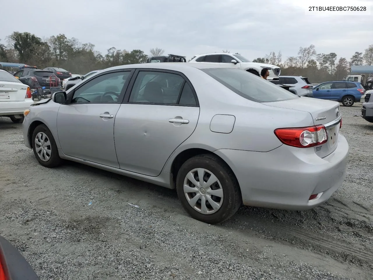 2011 Toyota Corolla Base VIN: 2T1BU4EE0BC750628 Lot: 78527174