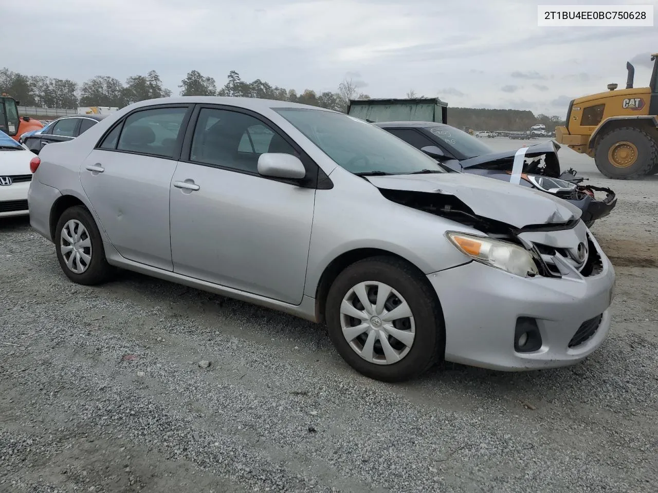 2011 Toyota Corolla Base VIN: 2T1BU4EE0BC750628 Lot: 78527174