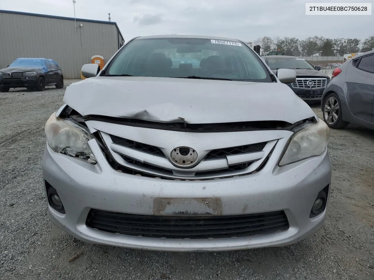 2011 Toyota Corolla Base VIN: 2T1BU4EE0BC750628 Lot: 78527174