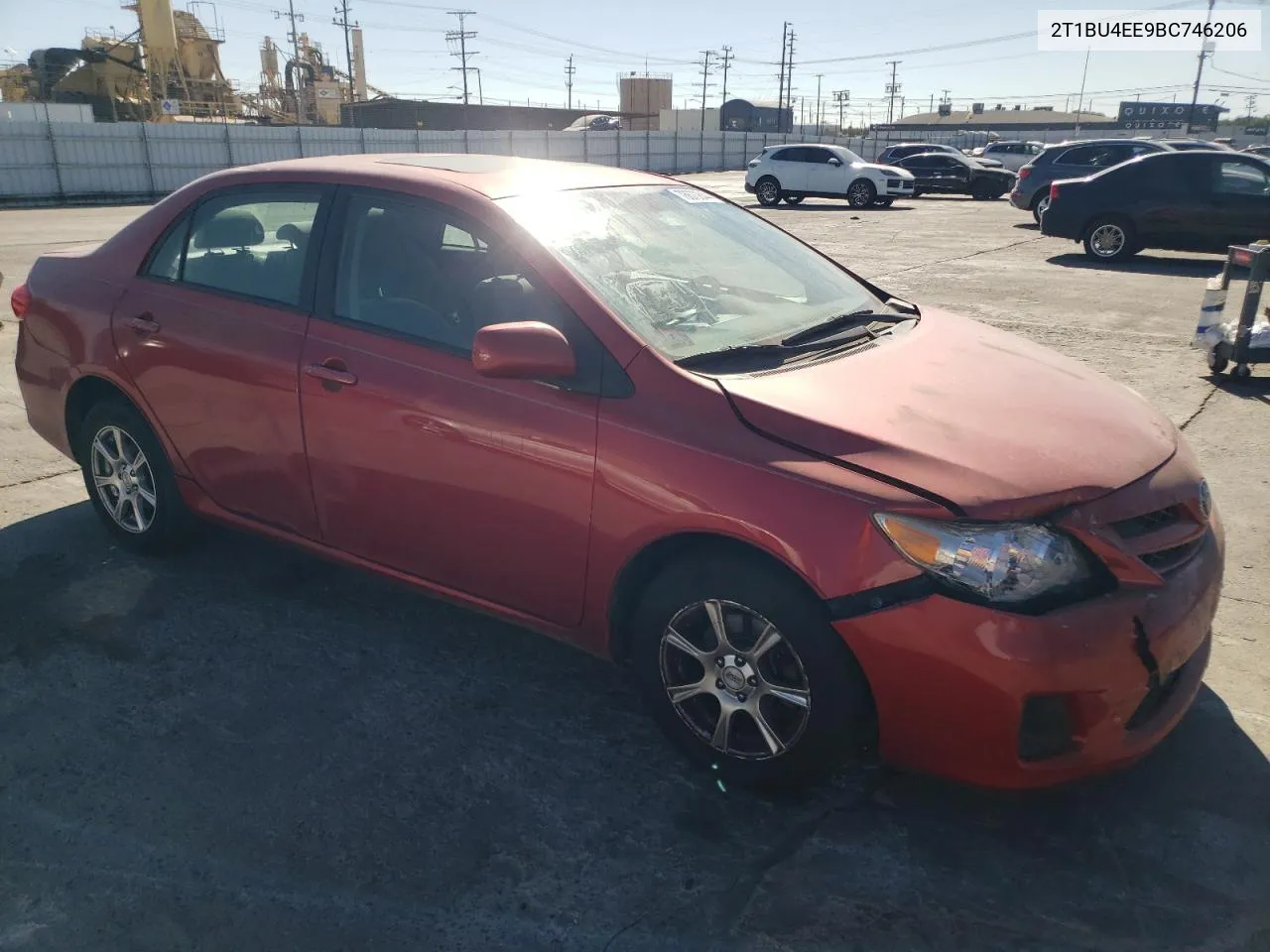 2011 Toyota Corolla Base VIN: 2T1BU4EE9BC746206 Lot: 78670844