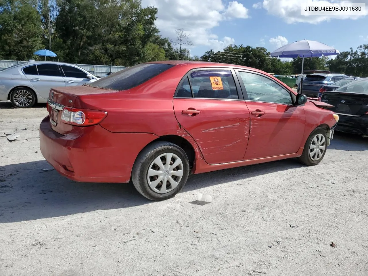 2011 Toyota Corolla Base VIN: JTDBU4EE9BJ091680 Lot: 78726094