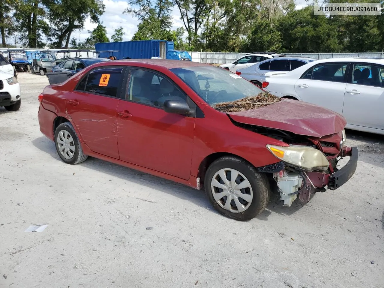 2011 Toyota Corolla Base VIN: JTDBU4EE9BJ091680 Lot: 78726094