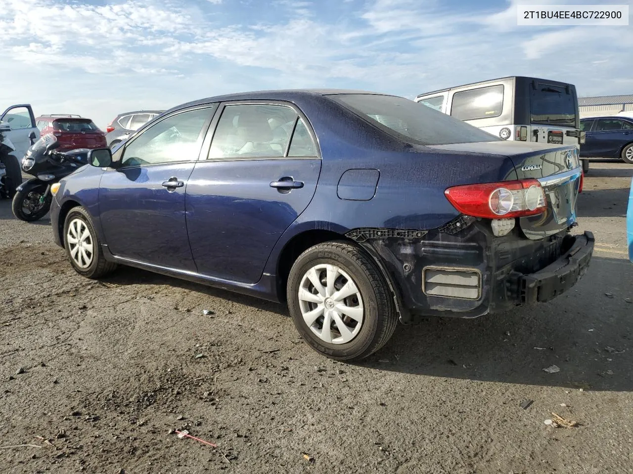 2011 Toyota Corolla Base VIN: 2T1BU4EE4BC722900 Lot: 78808394