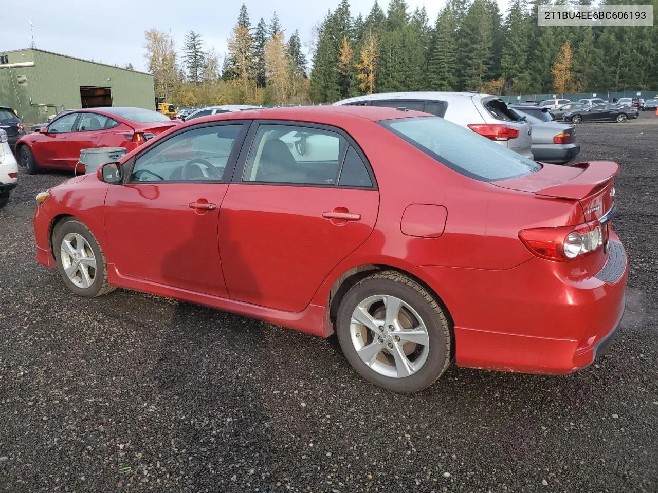 2011 Toyota Corolla Base VIN: 2T1BU4EE6BC606193 Lot: 78809864