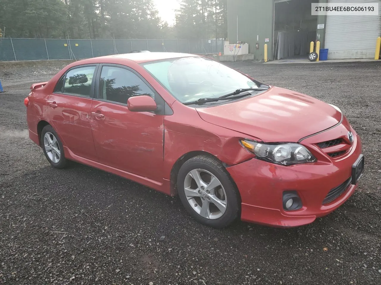 2011 Toyota Corolla Base VIN: 2T1BU4EE6BC606193 Lot: 78809864