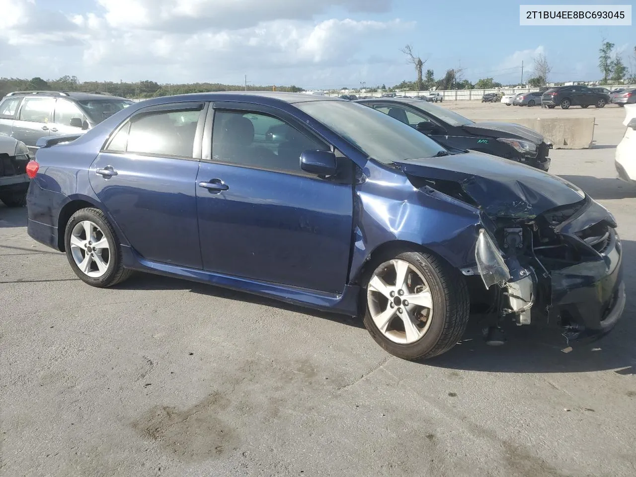 2011 Toyota Corolla Base VIN: 2T1BU4EE8BC693045 Lot: 78852644