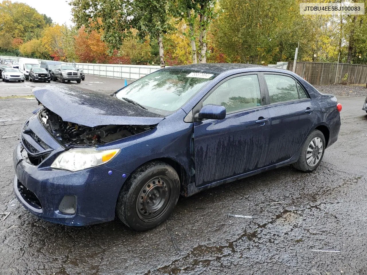 2011 Toyota Corolla Base VIN: JTDBU4EE5BJ100083 Lot: 78887884