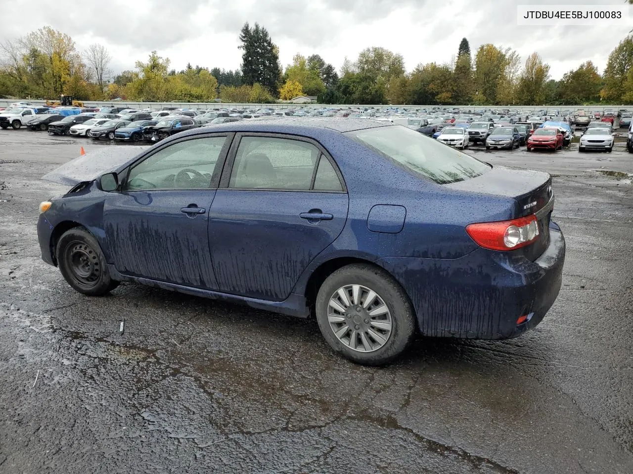 2011 Toyota Corolla Base VIN: JTDBU4EE5BJ100083 Lot: 78887884